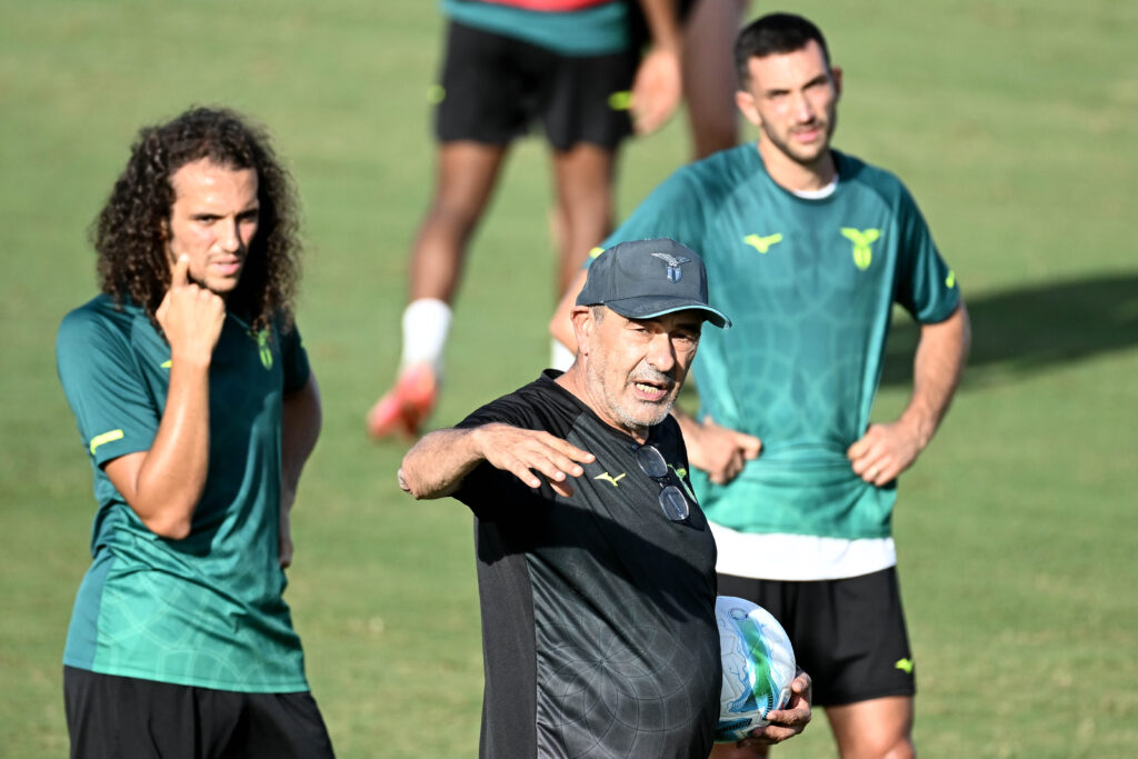 Guendouzi, Maurizio Sarri e Cataldi