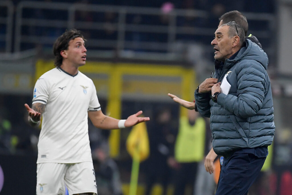 Pellegrini e Maurizio Sarri